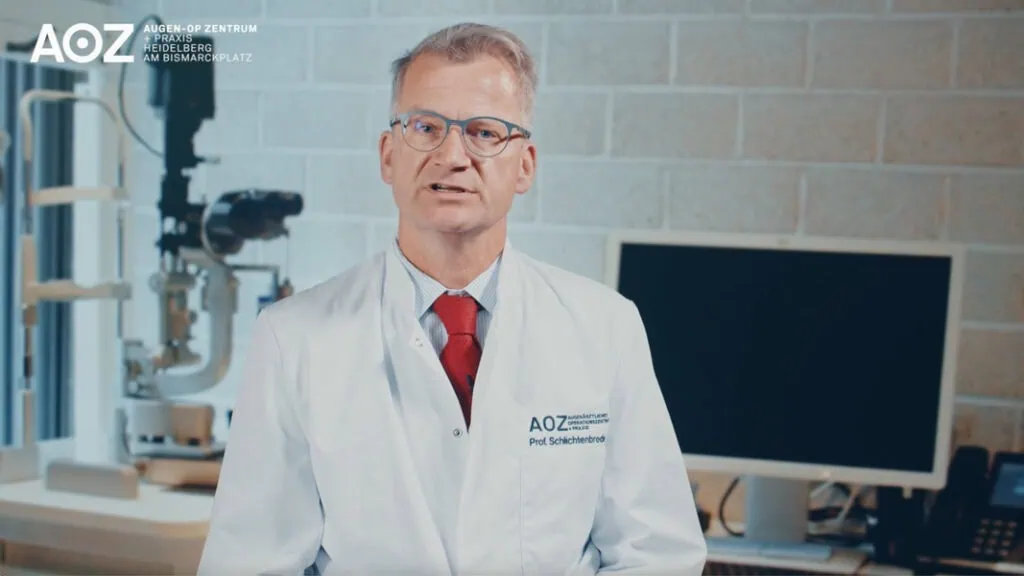 Titel Video Prof. Schlichtenbrede sagt Patienten willkommen